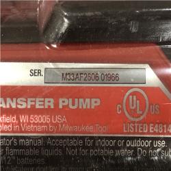 AS-IS Milwaukee 12-Volt Lithium-Ion Cordless 9 GPM 0 hp. Submersible Stick Water Transfer Pump (Tool Only)