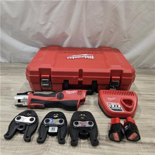 AS-IS MILWAUKEE 12V Force Logic Cordless Press Tool Kit