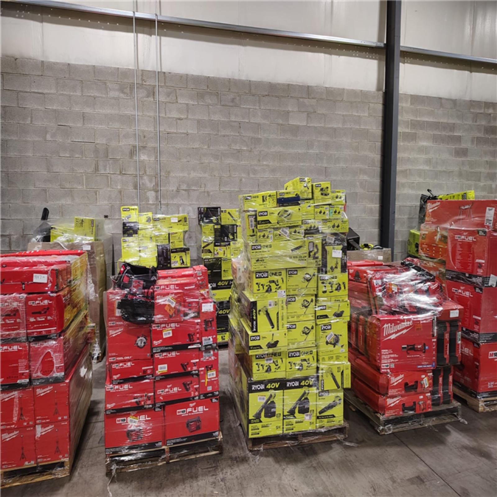 Pittston Location As-Is Power Tools Partial Truckload (10 pallets) 4447-B