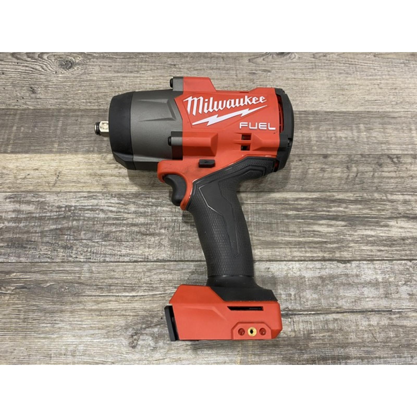 AS-IS Milwaukee FUEL 18V Lithium-Ion Brushless Cordless 1/2 in. Impact Wrench with Friction Ring (Tool-Only)