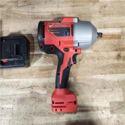 HOUSTON LOCATION - AS - IS Milwaukee 12/18V Lithium-Ion Cordless 3/8 in. Ratchet and 1/2 in. High Torque Impact Wrench W/ BATTERY & CHARGER