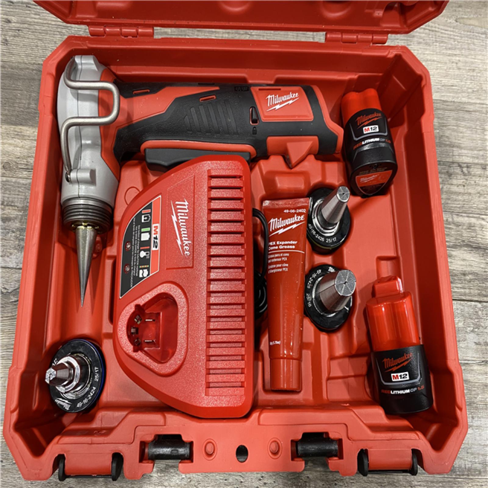 AS-IS Milwaukee 12-Volt Lithium-Ion Cordless ProPEX Expansion Tool Kit