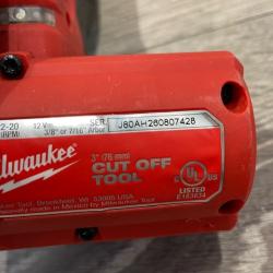 AS-IS Milwaukee FUEL 12V Lithium-Ion Brushless Cordless 3 in. Cut Off Saw (Tool-Only)