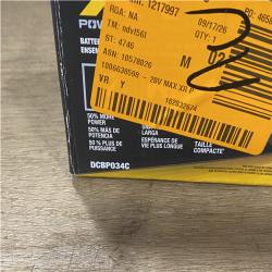 NEW DEWALT 20V MAX XR POWERSTACK Lithium-Ion Battery Starter Kit with 1.7Ah Battery and Charger