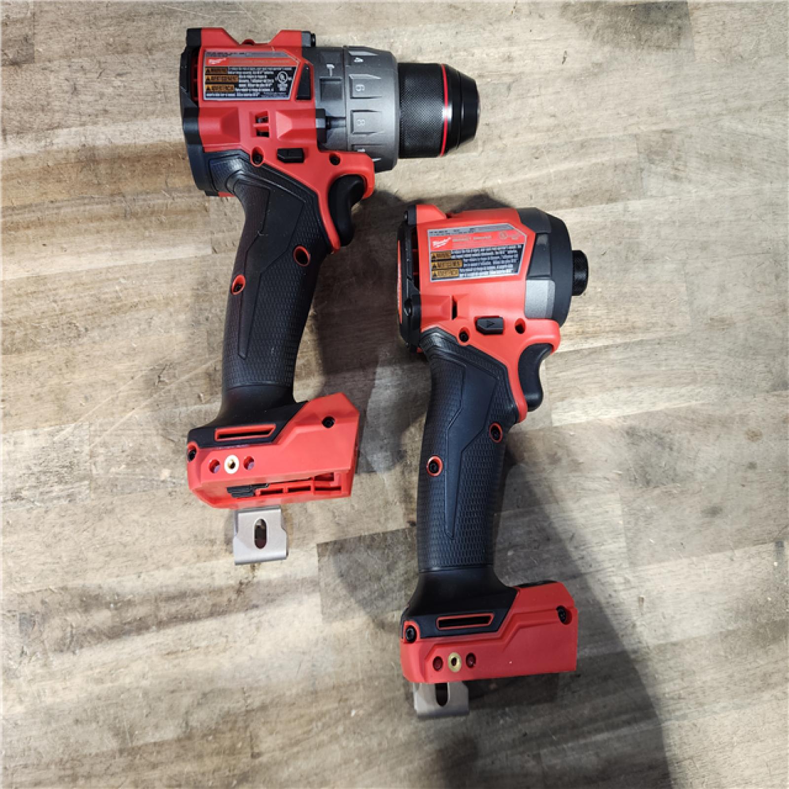 HOUSTON LOCATION - AS-IS (APPEARS LIKE NEW) Milwaukee FUEL 18V Lithium-Ion Brushless Cordless Hammer Drill and Impact Driver Combo Kit
