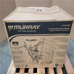 CALIFORNIA AS-IS APPEARS NEW MURRAZ 24 DUAL STAGE SNOW BLOWER