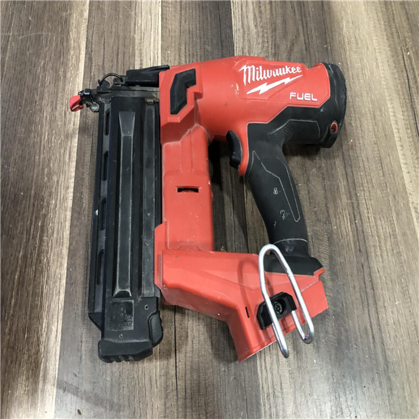 AS-IS Milwaukee FUEL 18-Volt Lithium-Ion Brushless Cordless Gen II 18-Gauge Brad Nailer (Tool-Only)
