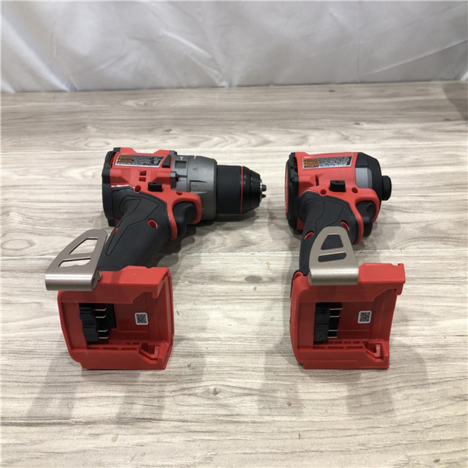 AS-IS Milwaukee FUEL 18V Lithium-Ion Cordless Hammer Drill and Impact Driver Combo Kit