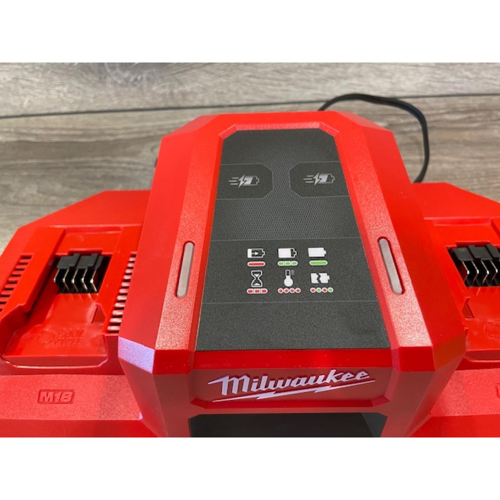 AS-IS Milwaukee 18V Dual Bay Simultaneous Super Charger