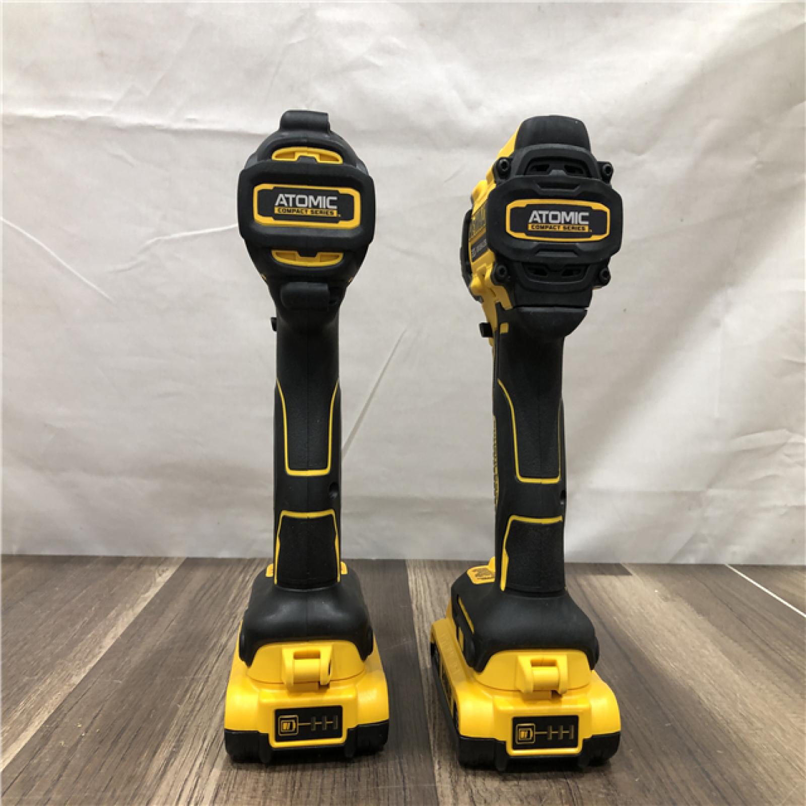 AS-IS DEWALT ATOMIC 20-Volt MAX Lithium-Ion Cordless Combo Kit