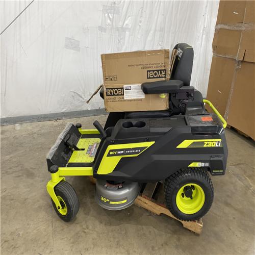Houston Location - AS-IS Ryobi Z30 Li 30 Riding Mower