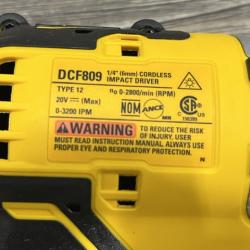 AS-IS DEWALT Atomic 20V Max Lithium-Ion Brushless Cordless Compact 1/4 in. Impact Driver Kit