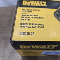 NEW!- DEWALT 20V MAX Lithium-Ion Starter Kit