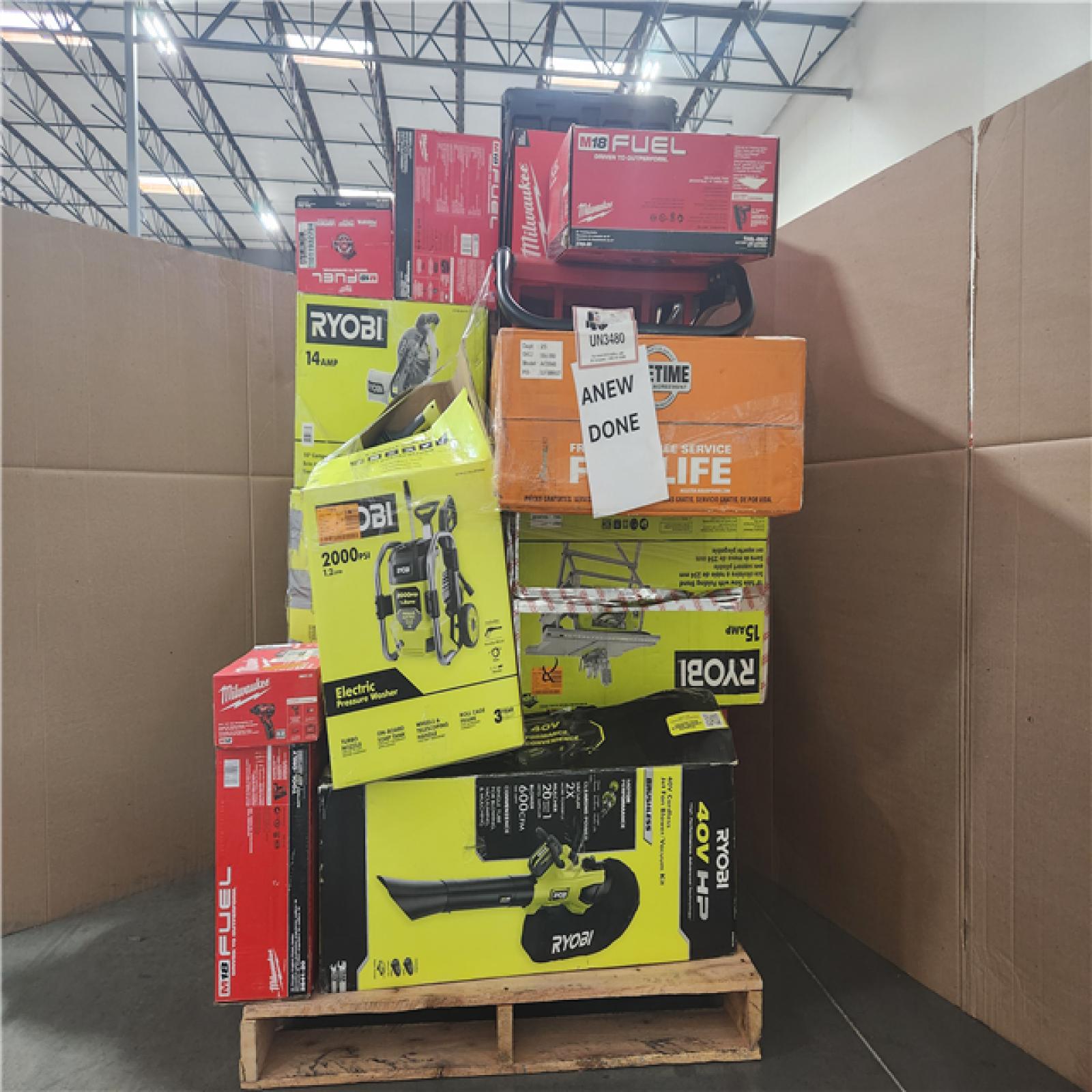 California AS-IS TOOL PALLET