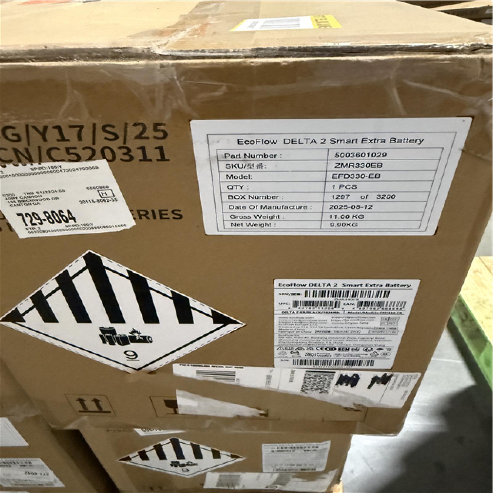 California AS-IS Ecoflow Delta 2 Portable Power Station  Smart Extra Battery & Portable Solar Panel