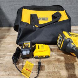 HOUSTON LOCATION - AS - IS DEWALT 20V MAX XR 16-Gauge Electric Cordless Angled Finishing Nailer Kit