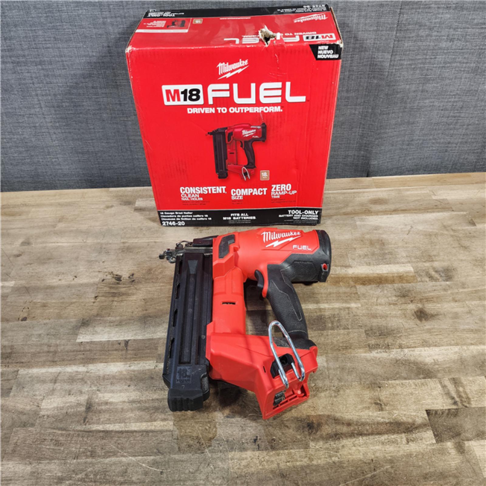 HOUSTON LOCATION - AS-IS Milwaukee M18 Fuel 18V Brushless 18-Gauge Brad Nailer 2746-20 (Bare Tool)