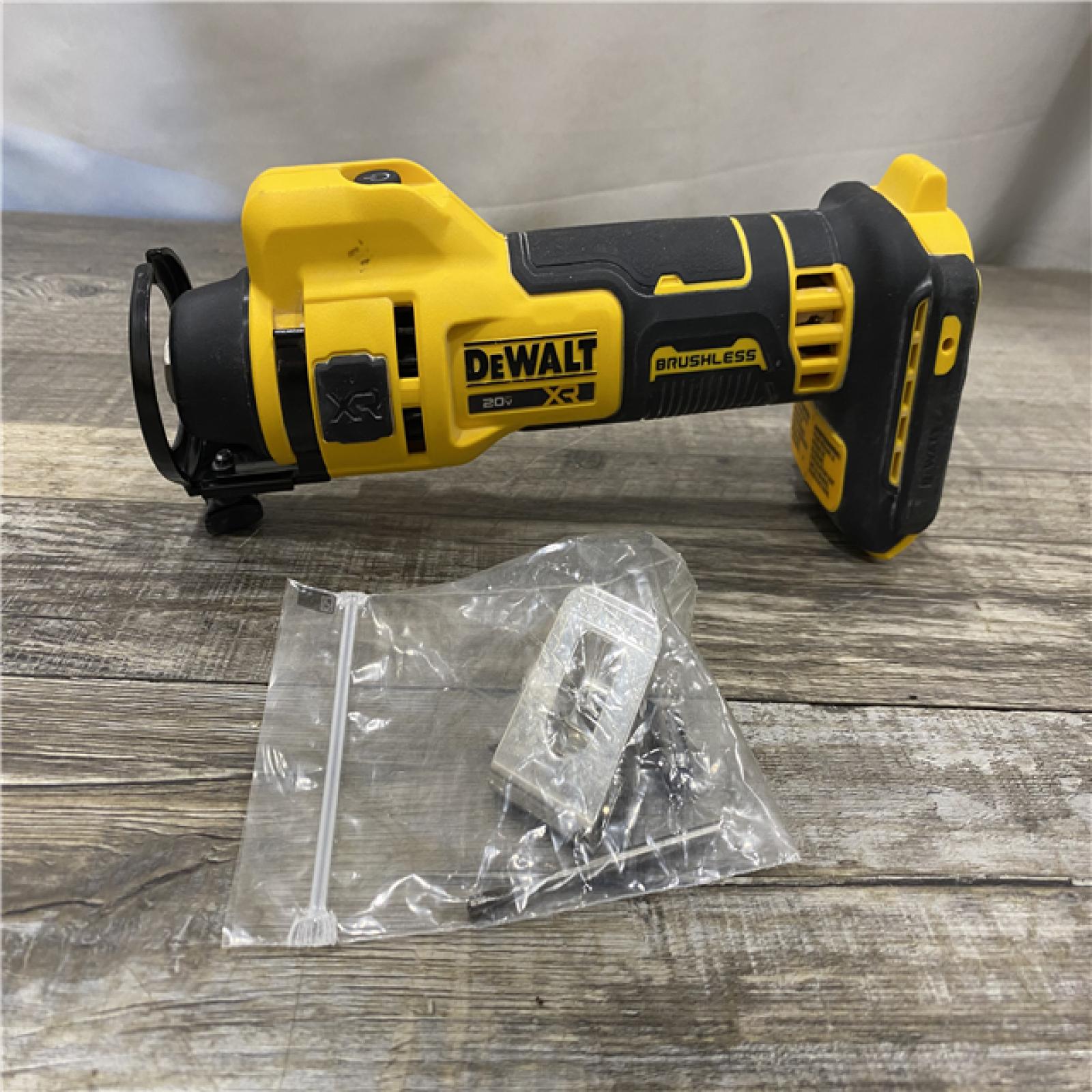 AS-IS DEWALT XR 20V Lithium-Ion Cordless Rotary Drywall Cut-Out Tool (Tool Only)