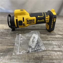 AS-IS DEWALT XR 20V Lithium-Ion Cordless Rotary Drywall Cut-Out Tool (Tool Only)