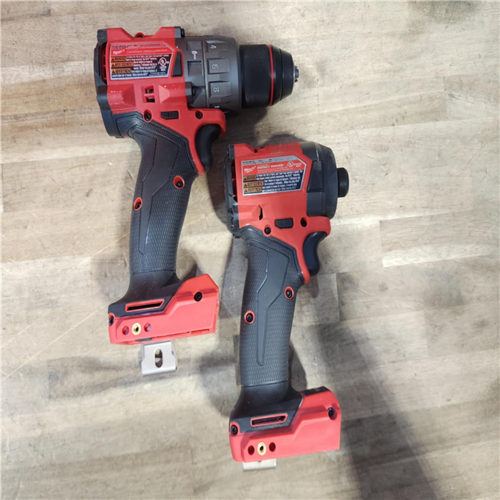 HOUSTON LOCATION - AS-IS MILWAUKEE FUEL 18V Lithium-Ion Brushless Cordless Hammer Drill and Impact Driver Combo Kit