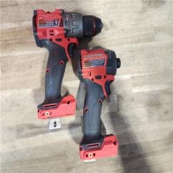 HOUSTON LOCATION - AS-IS MILWAUKEE FUEL 18V Lithium-Ion Brushless Cordless Hammer Drill and Impact Driver Combo Kit