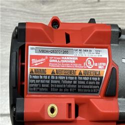 AS-IS Milwaukee FUEL 12-Volt Lithium-Ion Brushless Cordless Hammer Drill and Impact Driver Combo Kit