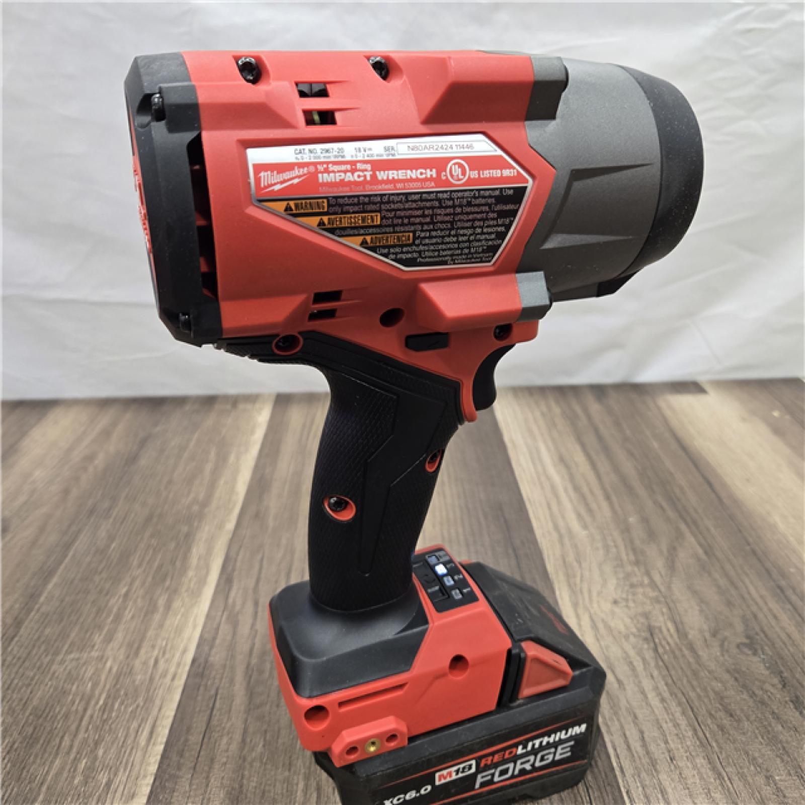 GOOD  Milwaukee M18 1/2 in. Cordless Brushless High Torque Impact Wrench Kit (Battery & Charger)