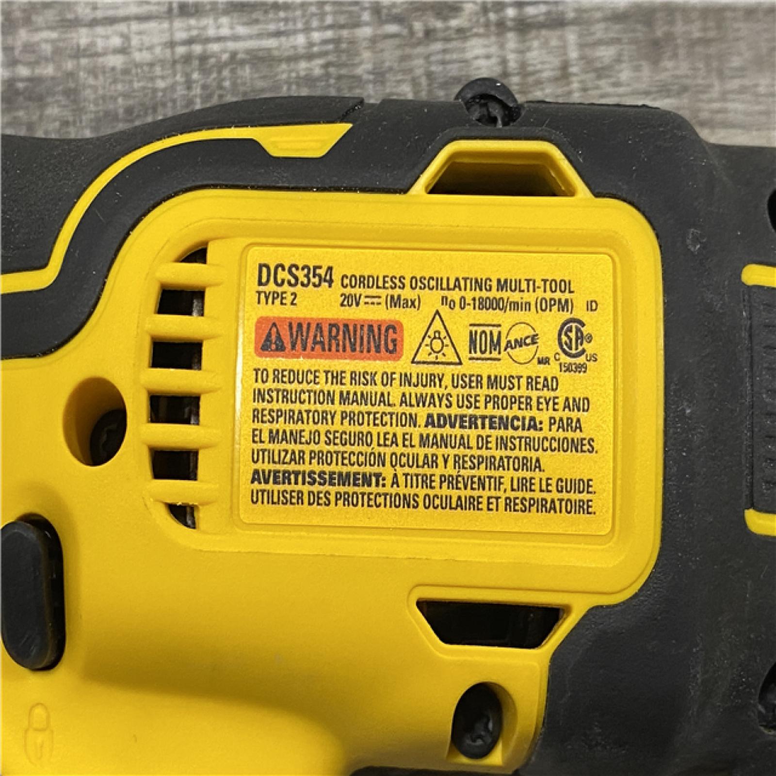 AS-IS DEWALT ATOMIC 20V MAX Cordless Brushless Oscillating Multi Tool (Tool Only)
