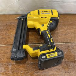 AS-IS DeWalt 20V MAX XR Lithium-Ion Electric Cordless 18-Gauge Brad Nailer (Tool Only)