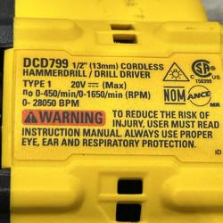 AS-IS DEWALT ATOMIC 20V Lithium-Ion Cordless 1/2 in. Hammer Drill Kit