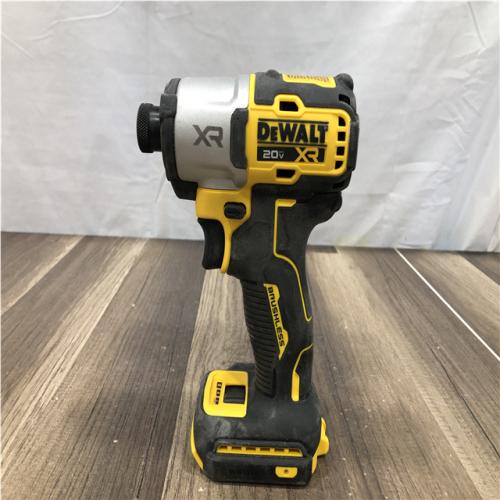AS-IS DEWALT 20V MAX XR Cordless Brushless 1/4 in. 3-Speed Impact Driver (Tool-Only)