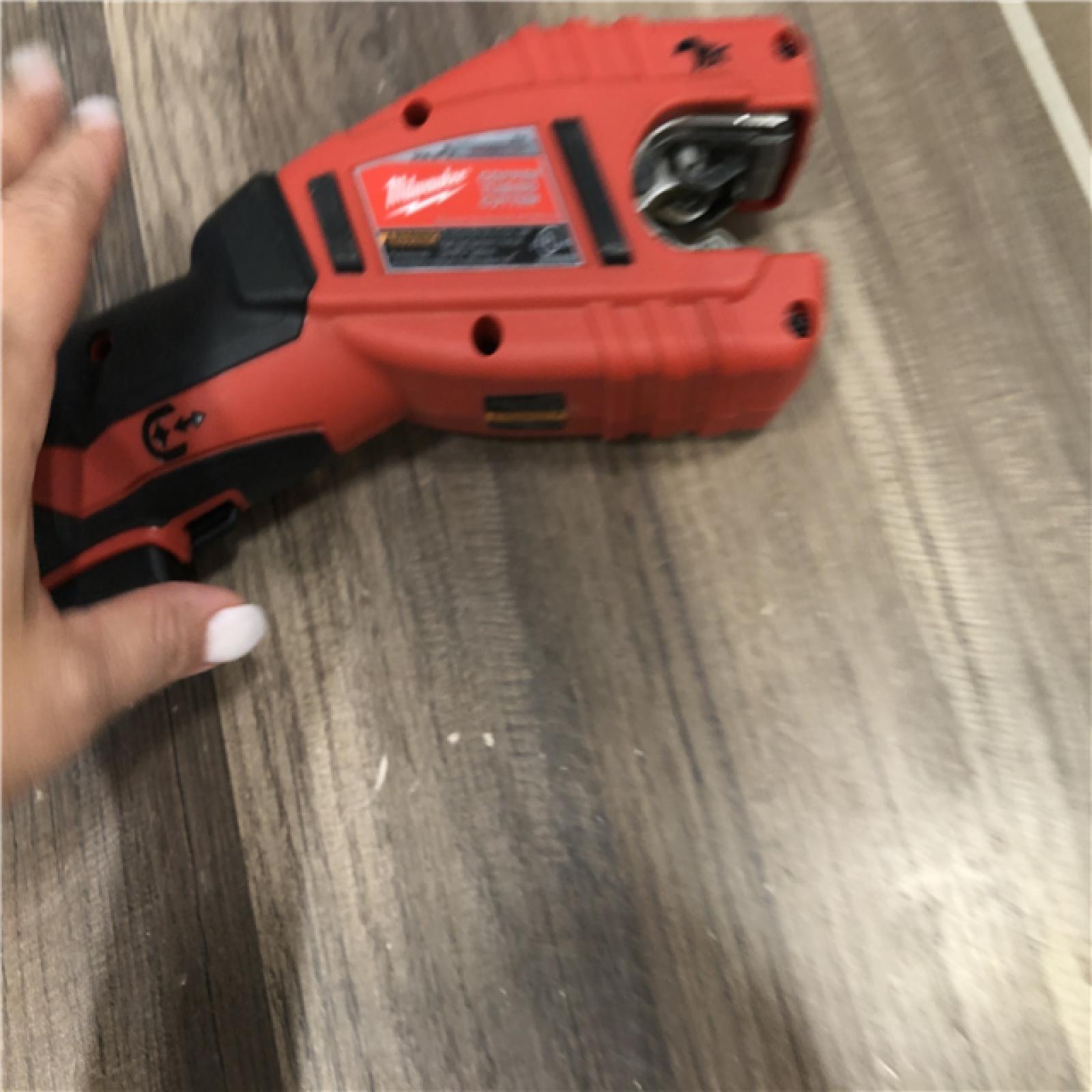 AS-IS Milwaukee 12V Lithium-Ion Cordless Copper Tubing Cutter (Tool-Only)