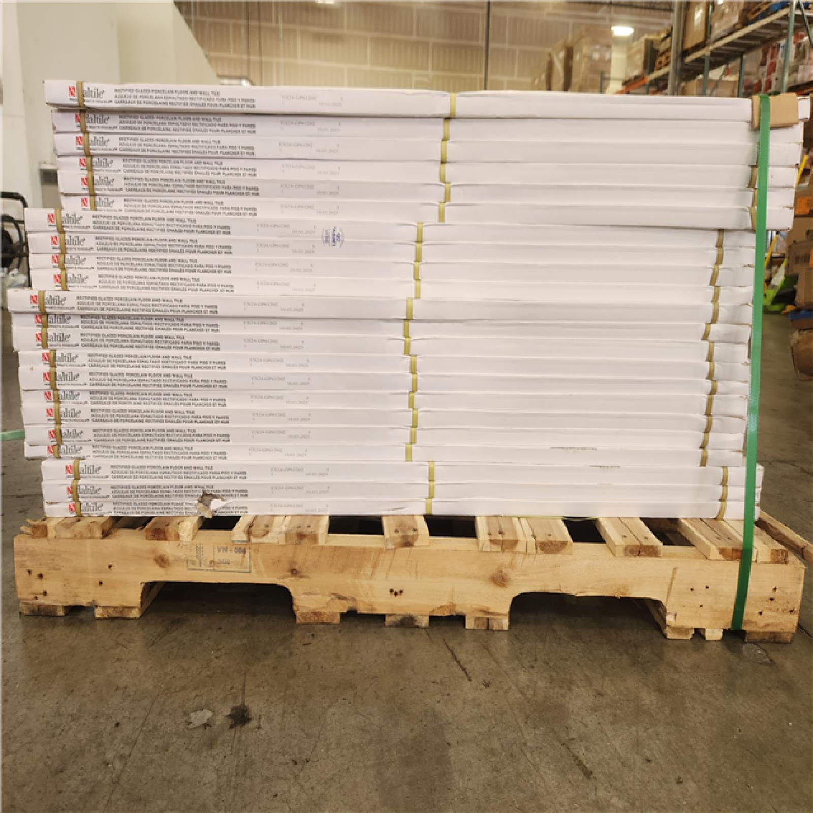 Phoenix NEW Daltile Wenrose Calacatta Topaz 24 in. x 48 in. Polished Porcelain Marble Look Floor and Wall Tile (341 sq. ft./22 case)