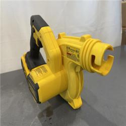 AS-IS - DEWALT 135 MPH 100 CFM 20V MAX Cordless Compact Jobsite Blower Kit