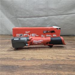 AS-IS Milwaukee 2564-20 M12 FUEL 12-Volt Lithium-Ion Brushless Cordless 3/8 in. Right Angle Impact Wrench