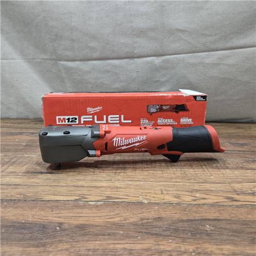 AS-IS Milwaukee 2564-20 M12 FUEL 12-Volt Lithium-Ion Brushless Cordless 3/8 in. Right Angle Impact Wrench