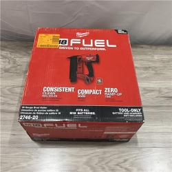 AS-IS MILWAUKEE M18 FUEL 18-Volt Lithium-Ion Brushless Cordless Gen II 18-Gauge Brad Nailer (Tool-Only)