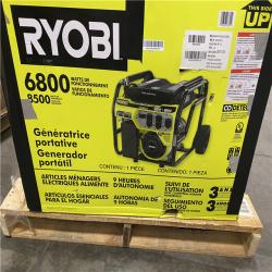 Dallas Location - As-Is RYOBI 6800-Watt Gasoline Powered Portable Generator