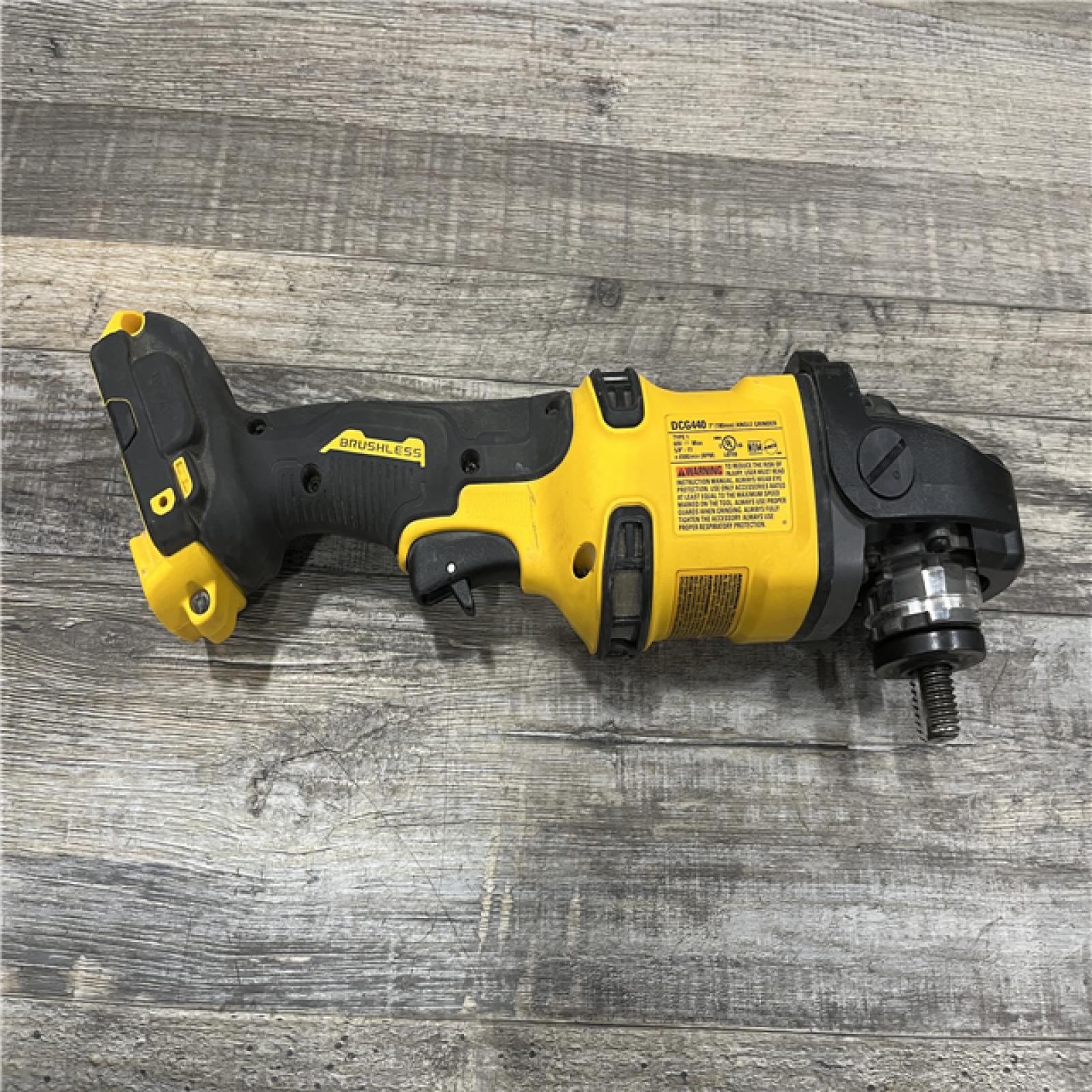 AS-IS DEWALT FLEXVOLT 60V Cordless 7 in. Angle Grinder (Tool-Only)