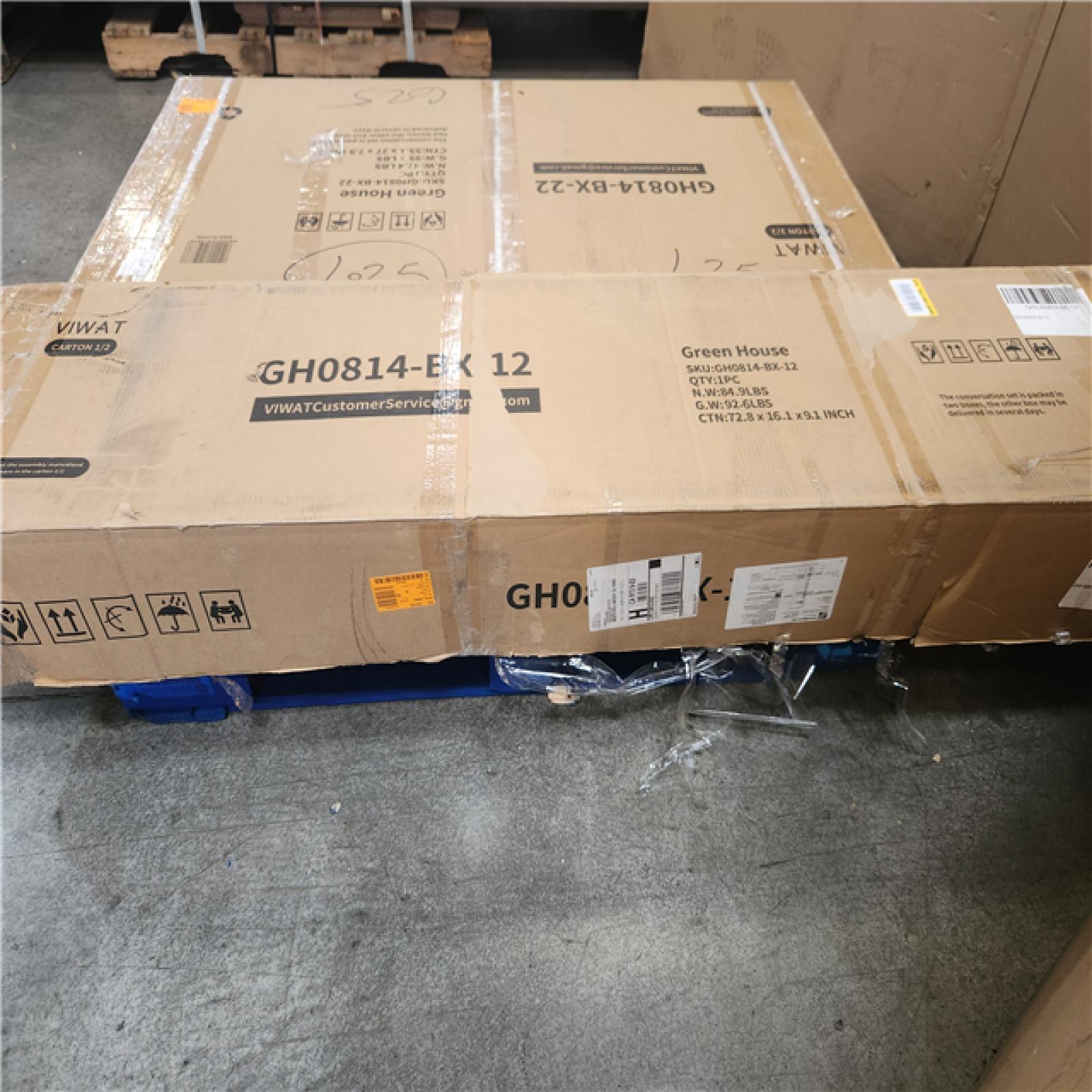 Phoenix NEW Green House 8 ft. W x 14 ft. D Greenhouse for Outdoors  Polycarbonate Greenhouse with Quick Setup Structure and Roof Vent  Black