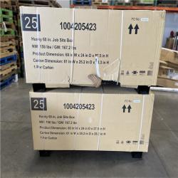 DALLAS LOCATION - AS-IS HUSKY 60IN JOB SITE BOX -(2 UINITS)