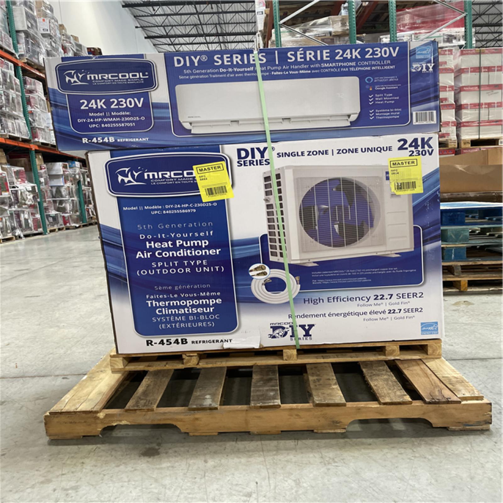 DALLAS LOCATION- MR COOL 24k BTU 22.7 SEER2 5TH GENERATION CONDENSER AND AIR HANDLER