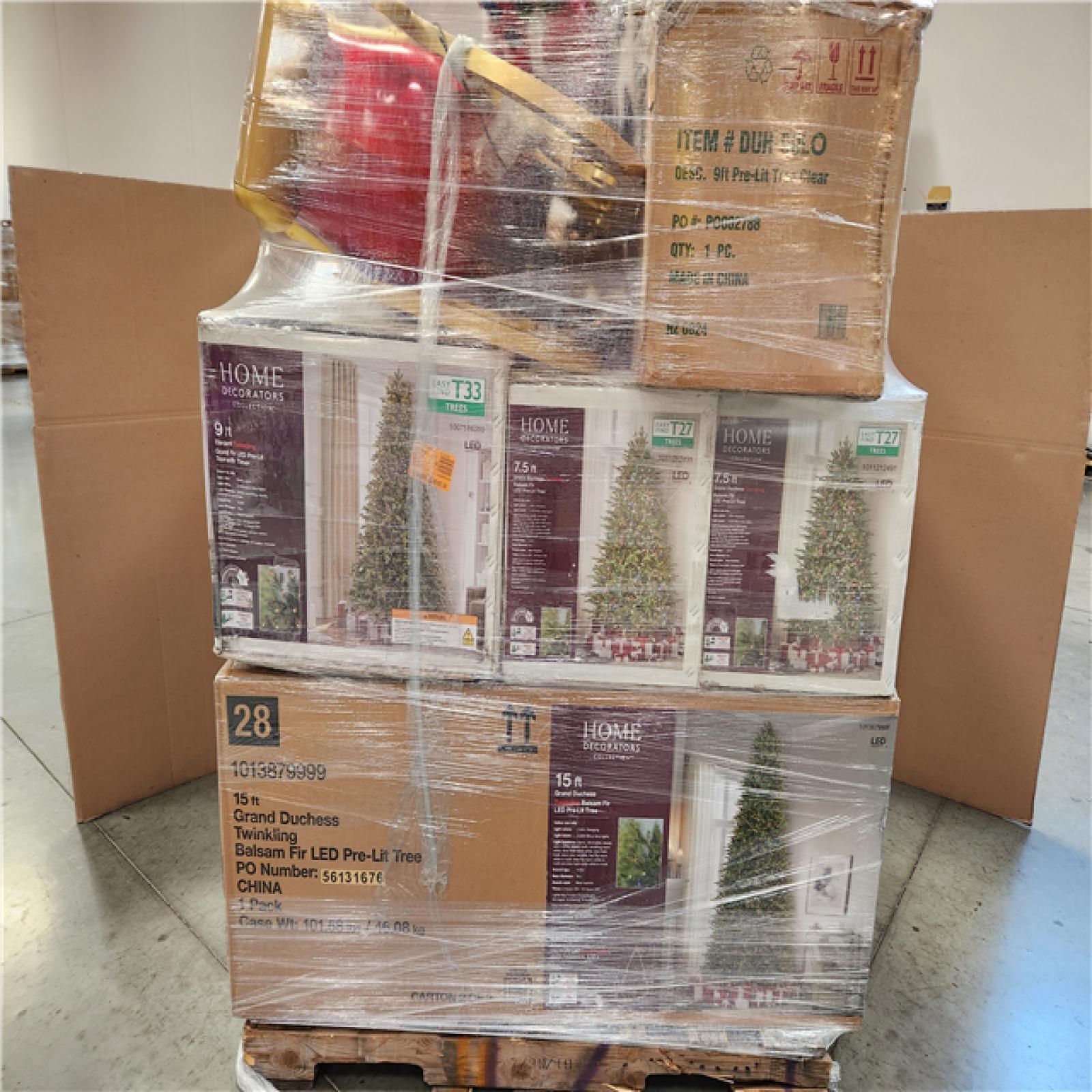 California AS-IS Holiday Pallet