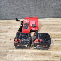 HOUSTON LOCATION - AS-IS MILWAUKEE 2 TOOL COMBO KIT W/ (2) BATTERY & CHARGER