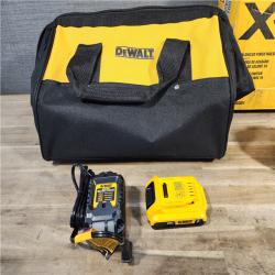 HOUSTON LOCATION - AS-IS DeWalt 20V 16 Gauge Cordless Angled Finish Nailer Kit W/ 2Ah Battery