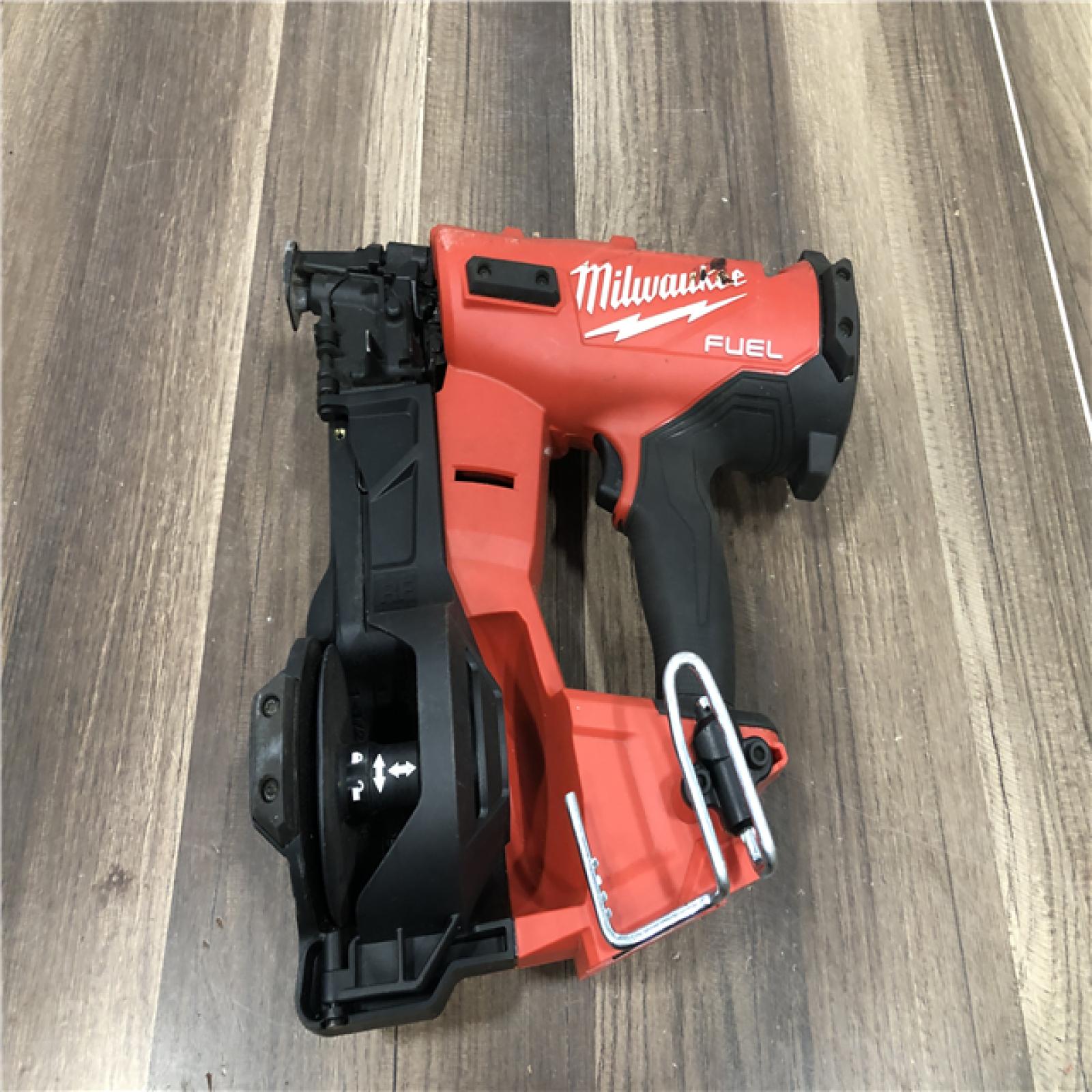 AS-IS Milwaukee FUEL 18-Volt Lithium-Ion Brushless Cordless Coil Roofing Nailer (Tool Only)