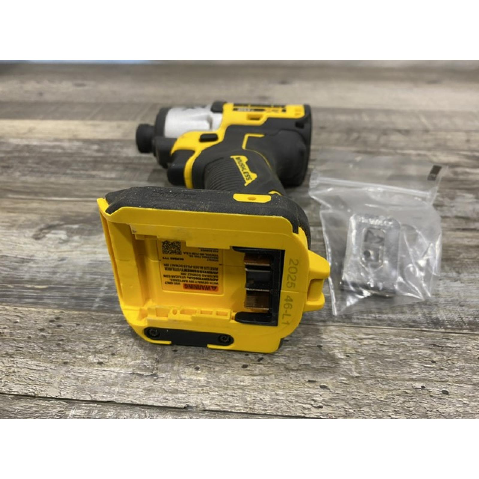 AS-IS DEWALT 20-Volt Maximum XR Cordless Brushless 1/4 in. 3-Speed Impact Driver (Tool-Only)