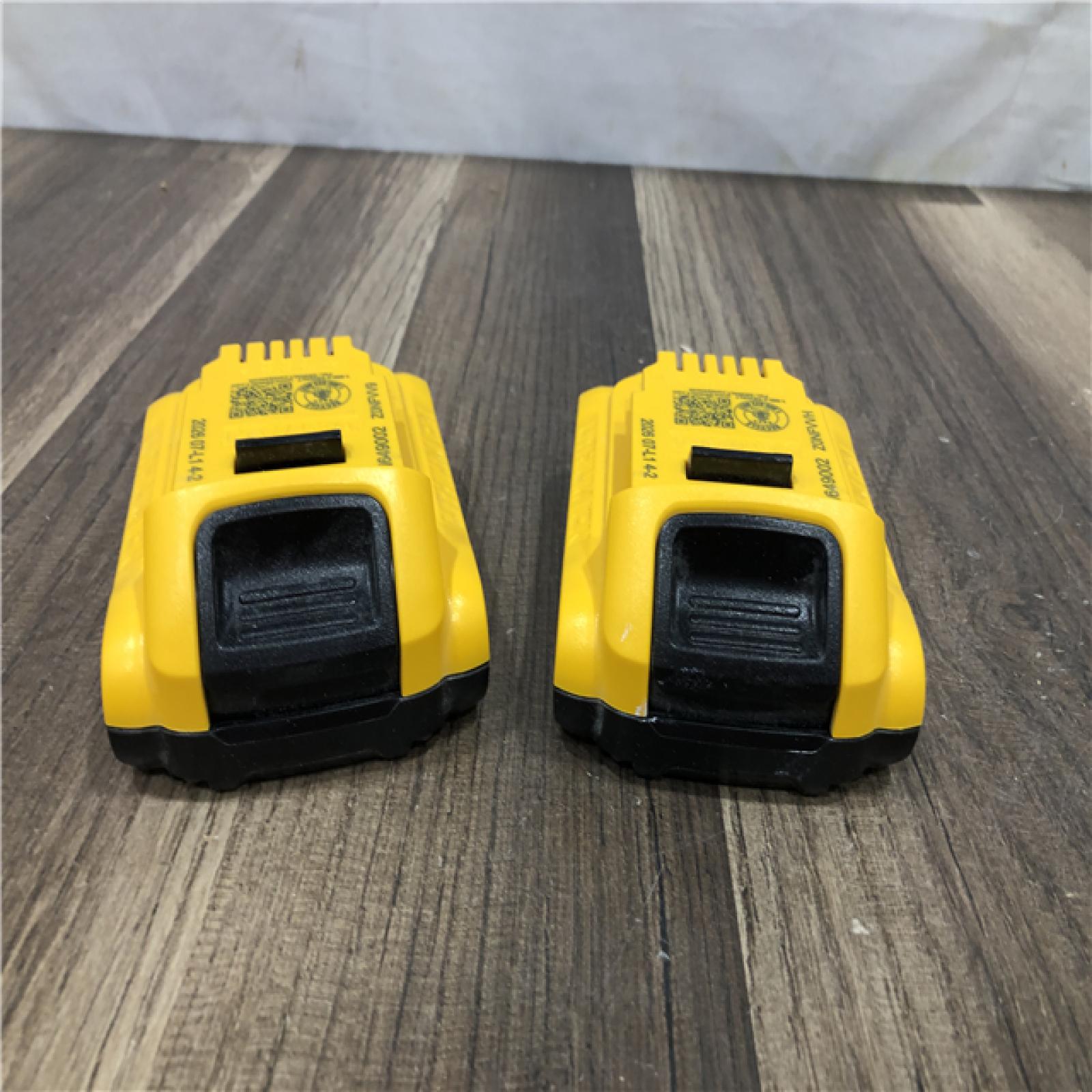 AS-IS DEWALT 20V MAX Lithium-Ion 2. 0Ah Battery (2-Pack)