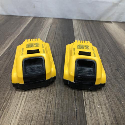 AS-IS DEWALT 20V MAX Lithium-Ion 2. 0Ah Battery (2-Pack)