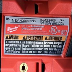 Houston Location AS-IS Milwaukee FUEL 12V Lithium-Ion Brushless Cordless 1/2 in. Hammer Drill (Tool-Only)